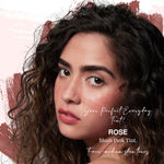 Buy Juicy Chemistry Lip & Cheek Tint, Creamy Matte Finish, Natural Flush of Color, Enriched with Rosehip & Green Tea - 97% Natural (3.5 gm) Rose LT02 - Purplle