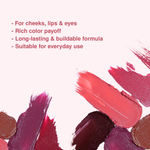 Buy Juicy Chemistry Lip & Cheek Tint, Creamy Matte Finish, Natural Flush of Color, Enriched with Rosehip & Green Tea - 97% Natural (3.5 gm) Grapefruit LT05 - Purplle