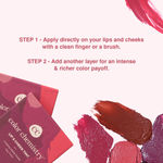 Buy Juicy Chemistry Lip & Cheek Tint, Creamy Matte Finish, Natural Flush of Color, Enriched with Rosehip & Green Tea - 97% Natural (3.5 gm) Grapefruit LT05 - Purplle