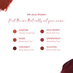 Buy Juicy Chemistry Lip & Cheek Tint, Creamy Matte Finish, Natural Flush of Color, Enriched with Rosehip & Green Tea - 97% Natural (3.5 gm) Grapefruit LT05 - Purplle