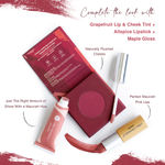 Buy Juicy Chemistry Lip & Cheek Tint, Creamy Matte Finish, Natural Flush of Color, Enriched with Rosehip & Green Tea - 97% Natural (3.5 gm) Grapefruit LT05 - Purplle