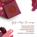 Buy Juicy Chemistry Lip & Cheek Tint, Creamy Matte Finish, Natural Flush of Color, Enriched with Rosehip & Green Tea - 97% Natural (3.5 gm) Alluvial LT06 - Purplle