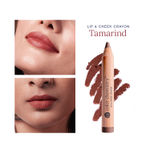 Buy Color Chemistry Lip & Cheek Crayon - Tamarind, 2.49 gm | Creamy Matte Finish | Hydrating & Long-Lasting | Lightweight & Super Comfortable | One Stroke Application | For Lips & Cheeks - Purplle