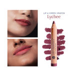 Buy Color Chemistry Lip & Cheek Crayon - Lychee, 2.49 gm | Creamy Matte Finish | Hydrating & Long-Lasting | Lightweight & Super Comfortable | One Stroke Application | For Lips & Cheeks - Purplle