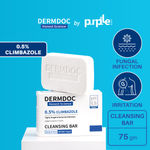Buy DermDoc by Purplle Anti Fungal 0.5% Climbazole Cleansing Bar (75g) | gentle deep cleansing bar | antifungal cleansing bar for skin - Purplle