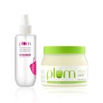 Buy Plum Gentle Skin Soothers Duo | Best Aloe Vera Gel - 99% Natural | Rose Water Toner with Hyaluronic Acid - Purplle