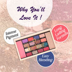 Buy Mattlook 18 Shades Everfavor Makeup Palette Eyeshadow, Flawless Shades, Highlighter Blush Long Lasting Waterproof Blendable, Mulitcolour-01 (18.5 gm) - Purplle