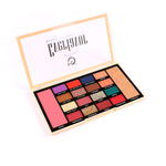 Buy Mattlook 18 Shades Everfavor Makeup Palette Eyeshadow, Flawless Shades, Highlighter Blush Long Lasting Waterproof Blendable, Mulitcolour-01 (18.5 gm) - Purplle
