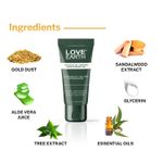 Buy Love Earth 24K Gold Oil Control Moisturizing Gel With Aloe Vera & Sandalwood Extract For Sensitive & Acne-Prone Skin Suitable For All Skin Types 50gm - Purplle