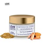 Buy Love Earth 24K Gold Oil Control Moisturizing Gel With Aloe Vera & Sandalwood Extract For Sensitive & Acne-Prone Skin Suitable For All Skin Types 50gm - Purplle