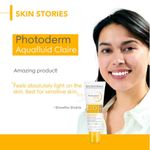 Buy Bioderma Photoderm Aquafluide Sunscreen SPF 100+ Claire - UVA Protection (40 ml) - Purplle