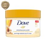 Buy Dove Exfoliating Body Polish Scrub Crushed Almond & Mango Butter for Dry Skin, 298 gms - Purplle