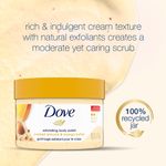 Buy Dove Exfoliating Body Polish Scrub Crushed Almond & Mango Butter for Dry Skin, 298 gms - Purplle
