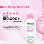Buy Garnier Micellar Cleansing Water - Gentle Cleanser & Make Up Remover For Everyday Use - Suitable For Sensitive Skin, Dermatologically Tested, Vegan, For Men & Women, Remove 100% Dirt, Pollution, 125 ml - Purplle