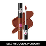 Buy Elle18 Liquid Lip Color, Nutty Latte, 5.6ml - Purplle