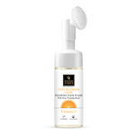 Buy Good Vibes Vitamin C Anti- blemish Glow Foaming Face Wash With Deep Cleansing Brush | Brightening, Skin Illuminating (150 ml) - Purplle