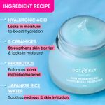 Buy Dot & Key 72HR Hydrating Gel + Probiotics Face Moisturizer with Hyaluronic Acid, Kombucha & Rice Water | Oil Free Lightweight Gel Moisturizer for Oily & Combination Skin I 60ml - Purplle