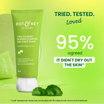 Buy Dot & Key CICA Calming Blemish Clearing Face Wash with Salicylic Acid & Green Tea | Face Wash for Oily, Acne Prone Skin | Acne Clearing Sulphate Free Face Wash for Men & Women | 100 ml - Purplle