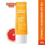 Buy Dot & Key Vitamin C + E Super Bright Sunscreen SPF 50+++ | for Even Toned & Glowing Skin | No White Cast, WaterLight I UVA/B & Blue Light Protection I Better Vitamin D absorption | 50gm - Purplle