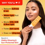 Buy Dot & Key Vitamin C + E Super Bright Sunscreen SPF 50+++ | for Even Toned & Glowing Skin | No White Cast, WaterLight I UVA/B & Blue Light Protection I Better Vitamin D absorption | 50gm - Purplle