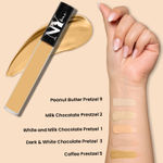 Buy NY Bae HD Spotless Liquid Concealer - Coffee Pretzel 5 (3 ml) | Dark Skin | Yellow Undertone | Enriched with Oils | Long Lasting - Purplle