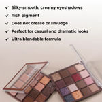Buy Lamel 16 Shades of Burgundy Eyeshadow Palette 16 gm - Purplle