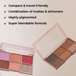 Buy Lamel To Go Eyeshadow Palette 404- Burgundy 6 gm - Purplle
