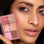 Buy Lamel To Go Eyeshadow Palette 404- Burgundy 6 gm - Purplle