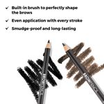 Buy Lamel Brow Pencil 401-Black 1.7 gm - Purplle