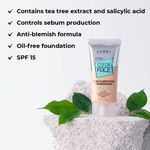 Buy LAMEL Oh my Clear Face Foundation SPF15 403 Neutral 40 ml - Purplle