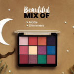 Buy MARS Firefly Makeup Kit with 12 Eyeshadows,Highlighter, Blusher and Bronzer| Highly Pigmented | Free Applicator & Mirror | Eye and Face Palette for Women (26 gm) (Shade-1) - Purplle