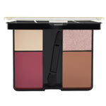 Buy MARS Firefly Makeup Kit with 12 Eyeshadows,Highlighter, Blusher and Bronzer| Highly Pigmented | Free Applicator & Mirror | Eye and Face Palette for Women (26 gm) (Shade-1) - Purplle