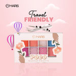 Buy MARS Poco Face Makeup and eyeshadow Palette with Slider Case | Free Applicator | Long Wearing | Highly Pigmented and Easy to Blend | 21 Shades (20 gm) (02-Multicolor) - Purplle