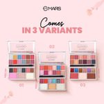 Buy MARS Poco Face Makeup and eyeshadow Palette with Slider Case | Free Applicator | Long Wearing | Highly Pigmented and Easy to Blend | 21 Shades (20 gm) (02-Multicolor) - Purplle