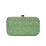 Buy FACES CANADA Green Clutch 1 Pc - Purplle