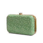 Buy FACES CANADA Green Clutch 1 Pc - Purplle
