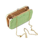 Buy FACES CANADA Green Clutch 1 Pc - Purplle