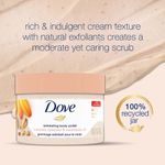 Buy Dove International Exfoliating Body Polish Scrub Oatmeal & Calendula Oil for Sensitive Skin, 298 gm - Purplle