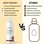 Buy Aravi Organic 100% Pure Cold Pressed Castor Oil - For Healthy Hair and Skin - 200 ml - Purplle