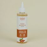 Buy Aravi Organic 100% Pure Cold Pressed Almond Oil | Moisturizes & Nourishes Hair & Skin | Supports Hair Growth & Skin Repair | Lightweight & Non-Greasy | For All Skin Types – 200 ml - Purplle