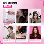 Buy L'Oreal Paris Casting Creme Gloss Hair Color With Glycolic Gloss Complex | Shade 550 - Mahogany | 60ml + 40ml + 60g - Purplle