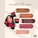 Buy Charmacy Milano Gradient Eyeshadow Palette (Size 01) - 7.2g, Soft Texture, Mini Palette, Metallic, Travel Friendly, Highly Pigmented, Long Wear, Minimall Fallout, Vegan, Cruelty Free, Toxin Free - Purplle