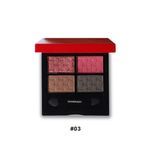 Buy Charmacy Milano Gradient Eyeshadow Palette (Size 03) - 7.2g, Soft Texture, Mini Palette, Metallic, Travel Friendly, Highly Pigmented, Long Wear, Minimall Fallout, Vegan, Cruelty Free, Toxin Free - Purplle
