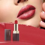 Buy Charmacy Milano Luxe Creme Lipstick (Flamenco Red) - 3.8 gm, Moisturised & Hydrating Lips, Highly Pigmented, Light Weight Lipstick, Single Stroke Coverage, Non-Toxic, Vegan, Cruelty Free - Purplle