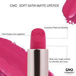 Buy Charmacy Milano Soft Satin Matte Lipstick (Shimmering Blush) - 3.8 gm, High Coverage, Single Stoke, Hydrating on Lips, Matte In Texture, Glides Smoothly, Vibrant Colors, Non Toxic, Vegan, Cruelty Free - Purplle