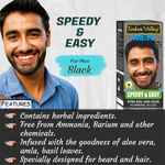 Buy Indus Valley Speedy & Easy Men's Black Hair Color (220 g) - Purplle