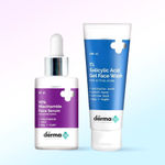 Buy The Derma Co. Acne Care Duo: 10% Niacinamide Face Serum + 1% Salicylic Acid Face Wash (100 ml) - Purplle