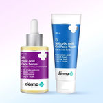 Buy The Derma Co.2% Kojic Acid Face Serum with 1% Alpha Arbutin & Niacinamide for Dark Spots And Pigmentation (30 ml) + The Derma Co.1% Salicylic Acid Gel Face Wash with Salicylic Acid & Witch Hazel for Active Acne - 100 ml - Purplle
