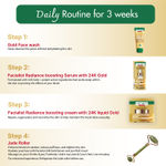 Buy Nature's Essence Shaadi Wala Glow Kit - 3 weeks ritual | Skincare combo for Women | For Radiant glowing Skin |Gold Facial kit, Bleach, Serum, cream & Jade Roller | Suitable for all skin types | Pack of 5, 126g+30ml - Purplle