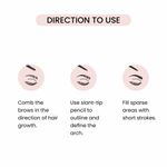 Buy Swiss beauty Micro Precision Eyebrow Pencil 02 Deep Brown - 0.1 gm - Purplle